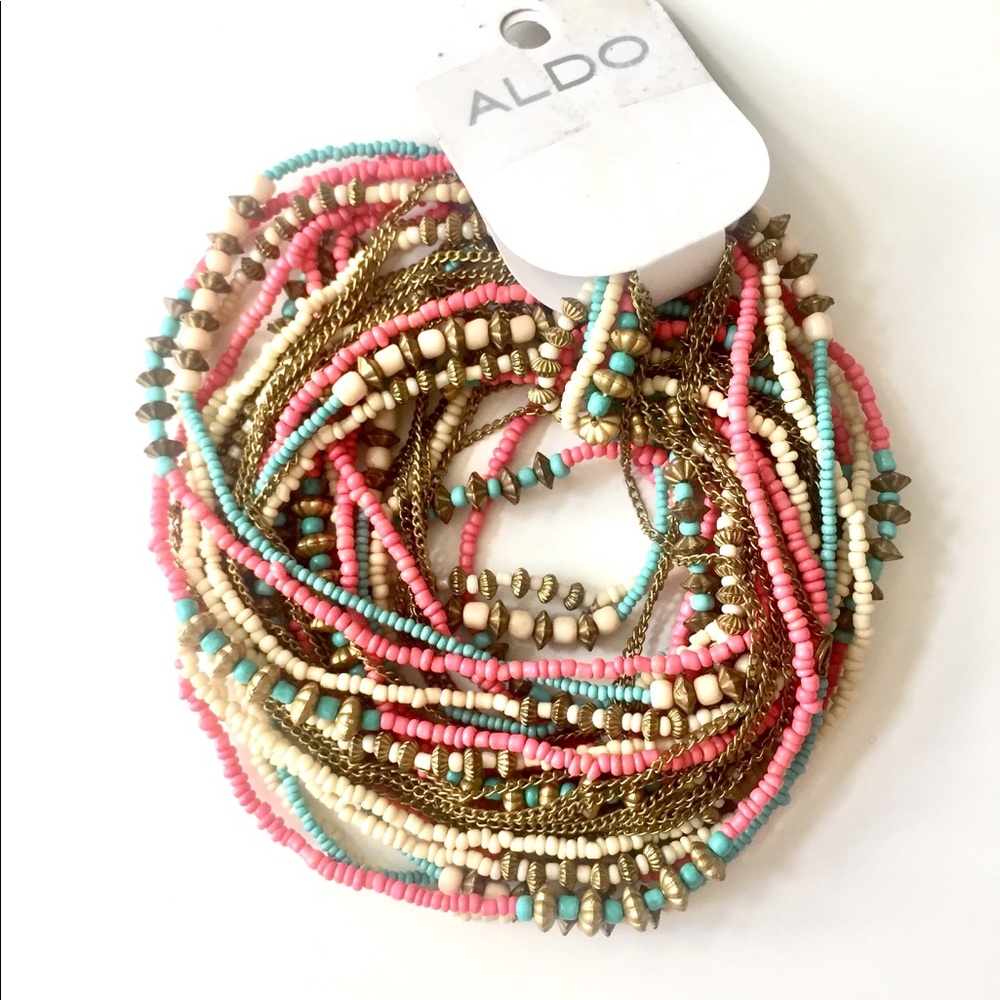 ⭐️FINAL SALE⭐️ NWT Aldo Elegant Beaded Necklace - Picture 1 of 3